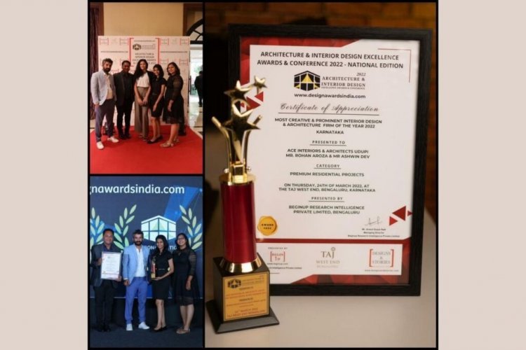 Ace Interiors and Architects- The Only National Award Winning Design Firm in Mangalore and Udupi