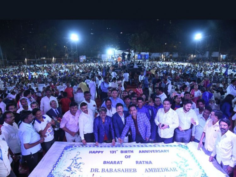 JAI BHEEM Short Video app celebrates pre Dr. Ambedkar Jayanti festivities at Jamboree Maidan, Worli