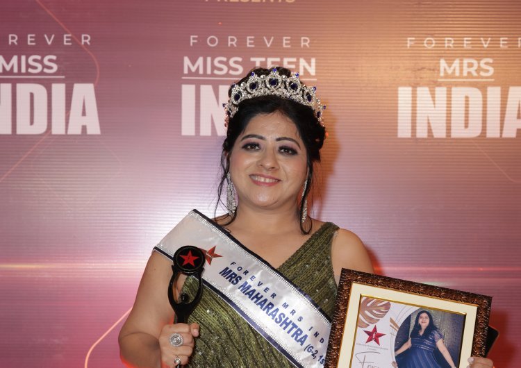 Mrs India 2022 Hemali Shah first runner up from Maharashtra
